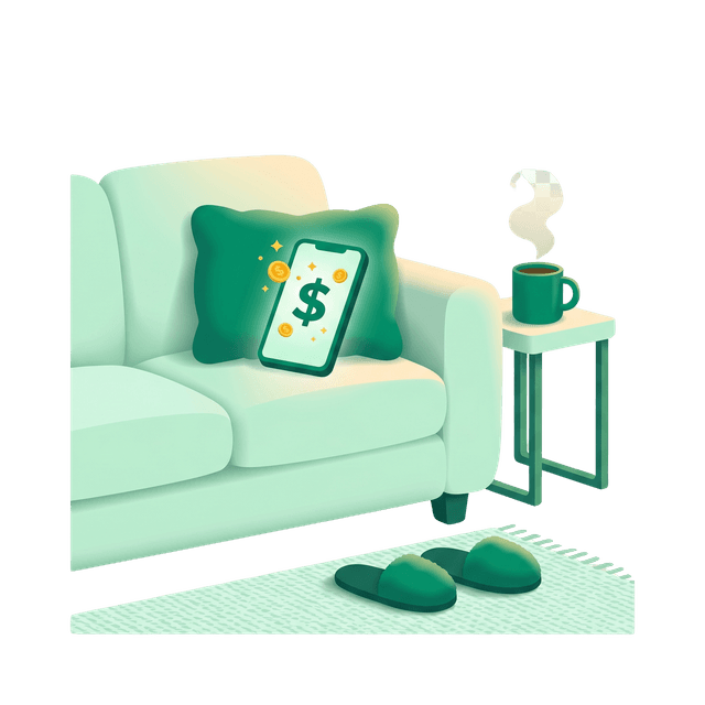 Stay in your cozy spot